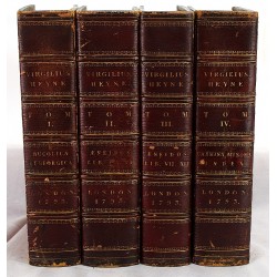 P. Virgilii Maronis Opera : Varietate Lectionis Et Perpetua Adnotatione Illustrata; Accedit Index Uberrimus (4 volume set)